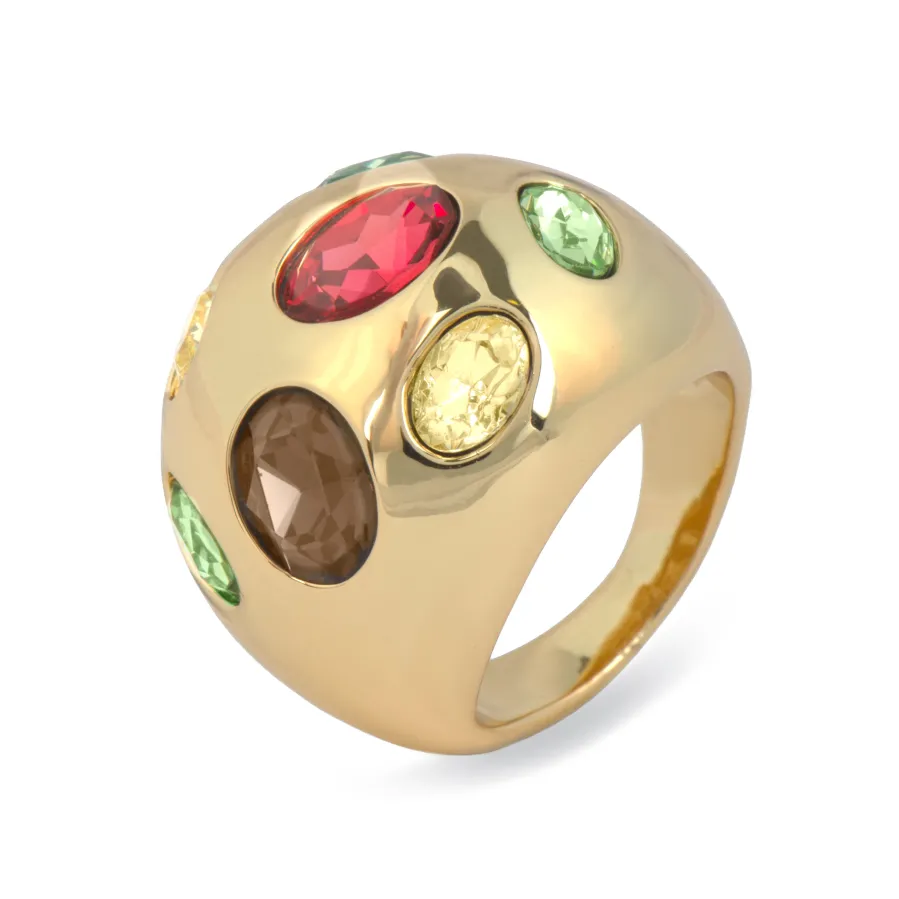 Anillo acabado en oro amarillo de 18k - Sirju