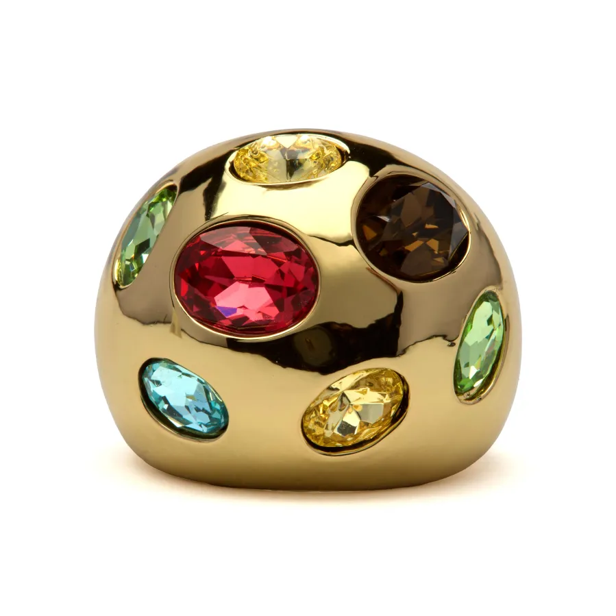 Anillo acabado en oro amarillo de 18k - Sirju