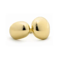 Anillo acabado en oro amarillo de 18k - Bubty
