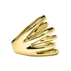 Anillo acabado en oro amarillo 18K - Vermixi