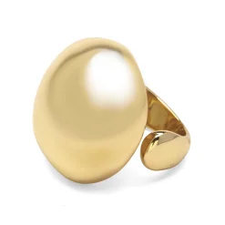 Anillo acabado en oro amarillo de 18k - Lussor