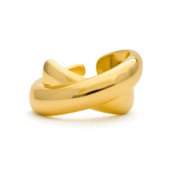 Anillo acabado en oro amarillo de 18k - Nacui