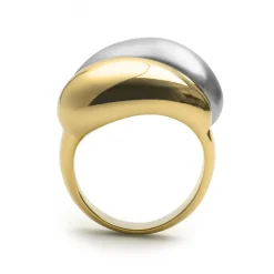 Anillo acabado en oro amarillo de 18k - Oga