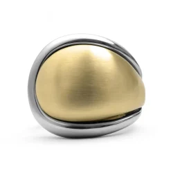 Anillo acabado en oro amarillo de 18k - Ocheck