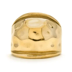 Anillo acabado en oro amarillo 18k - Belol