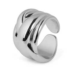 Anillo acabado en rodio - Jadra