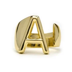 Anillo acabado oro amarillo 18k - Alphabet