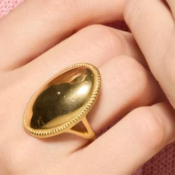 Anillo acabado oro amarillo de 18k - Sung