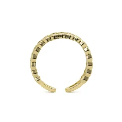 Anillo de Circonita Brillante acabado en oro amarillo de 18k - Anami
