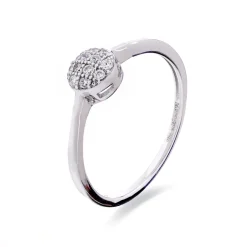 Anillo de Plata de Ley 925 acabado en rodio - Nuse