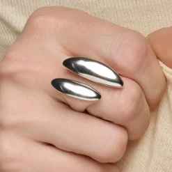 Anillo de Plata de Ley 925 acabado rodio - Sures