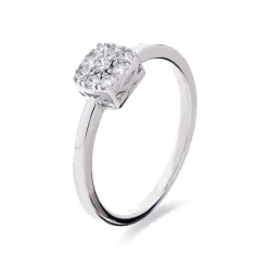 Anillo de Plata de Ley 925 acabado en rodio - Nuse