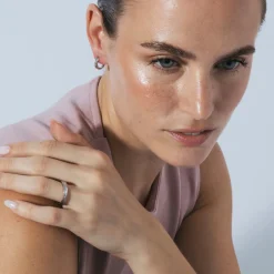 Anillo de Plata de Ley 925 y Circonita Brillante acabado en rodio - Tarmi