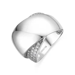 Anillo de Plata de Ley 925 y Circonita Brillante acabado rodio - Copim
