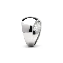 Anillo de Plata de Ley 925 y Circonita Brillante acabado rodio - Copim