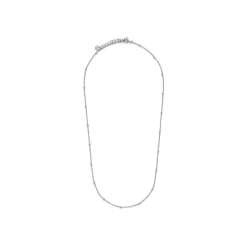 Cadena de 42cm de Plata de Ley 925 acabado en rodio - Amdi