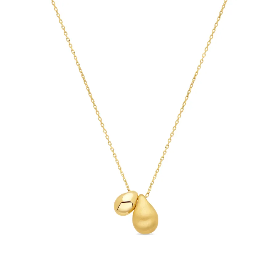 Collar acabado en oro amarillo de 18k - Saumet