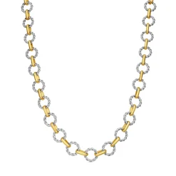 Collar acabado en oro amarillo de 18k - Liona