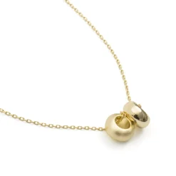 Collar acabado en oro amarillo de 18k - Jiola