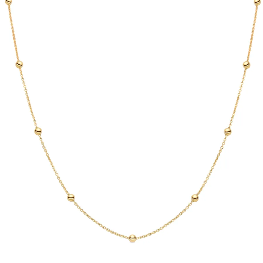 Collar acabado en oro amarillo 18K - Liydat
