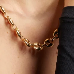Collar acabado en oro amarillo 18K - Midyu