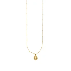 Collar acabado en oro amarillo de 18k - Yebah