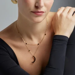 Collar acabado en oro amarillo 18K - Monil