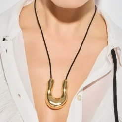 Collar acabado oro amarillo de 18k - Yilao