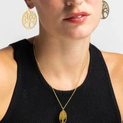 Collar acabado oro 18k - Konssa