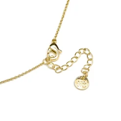 Collar con Circonita Multicolor acabado oro 18k - Alphabet