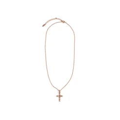 Collar de Circonita Amatista acabado en oro rosa de 18k - Dawon