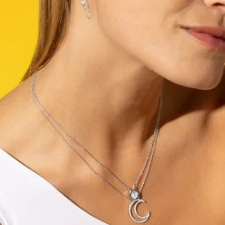 Collar de Circonita Brillante acabado en rodio - Ceol