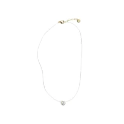 Collar de Circonita Brillante acabado en oro amarillo de 18k - Ferly