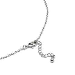 Collar de Circonita Brillante acabado en rodio - Alphabet