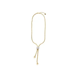 Collar de Circonita Brillante acabado en oro amarillo de 18k - Cymui