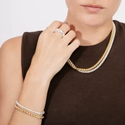 Collar de 42cm acabado en Oro Amarillo de 18k - Zugiro