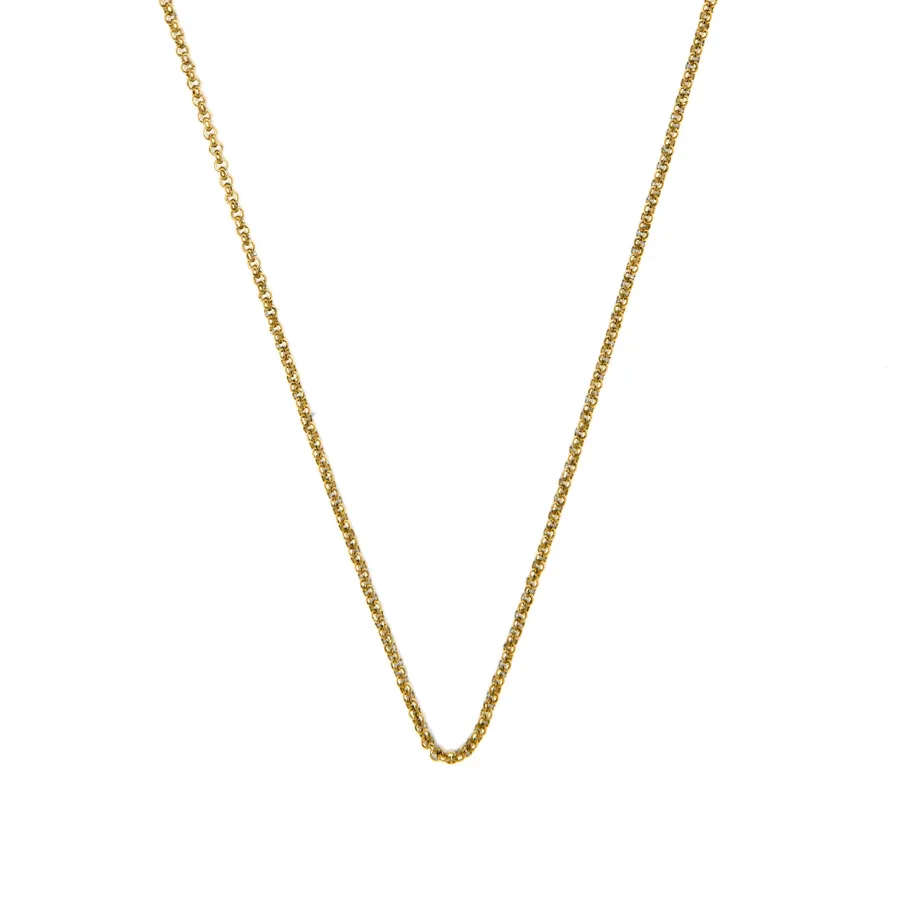 Collar de 45cm acabado en Oro Amarillo de 18k - Akido