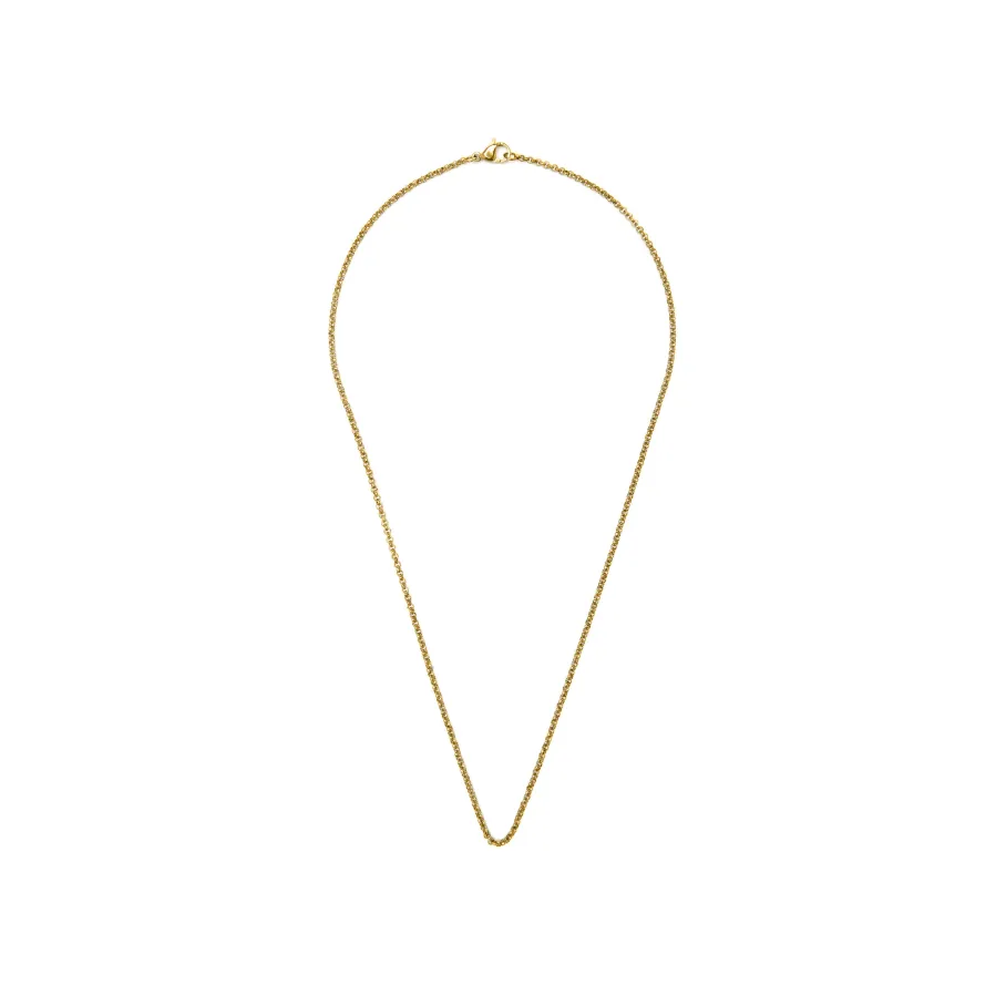 Collar de 45cm acabado en Oro Amarillo de 18k - Akido