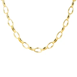 Collar de 42cm acabado en Oro Amarillo de 18k - Hande