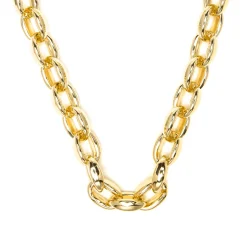Collar de 45cm acabado en Oro Amarillo de 18k - Aula