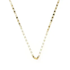 Collar de 42cm acabado en Oro Amarillo de 18k - Hiu