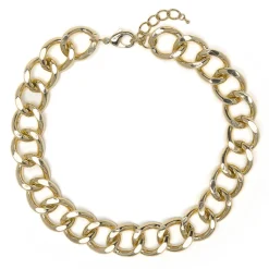 Collar de 45cm acabado en Oro Amarillo de 18k - Moba