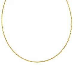 Collar de 46cm acabado en Oro Amarillo de 18k - Nui