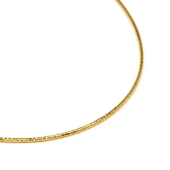 Collar de 46cm acabado en Oro Amarillo de 18k - Nui