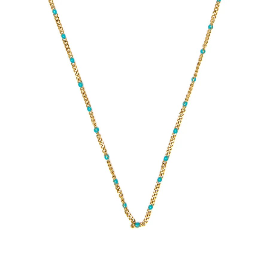 Collar de 45cm acabado en Oro Amarillo de 18k - Abma