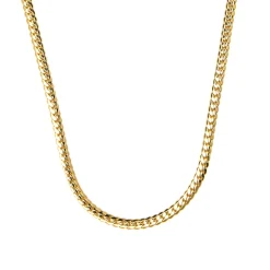 Collar de 47cm acabado en Oro Amarillo de 18k - Nanja