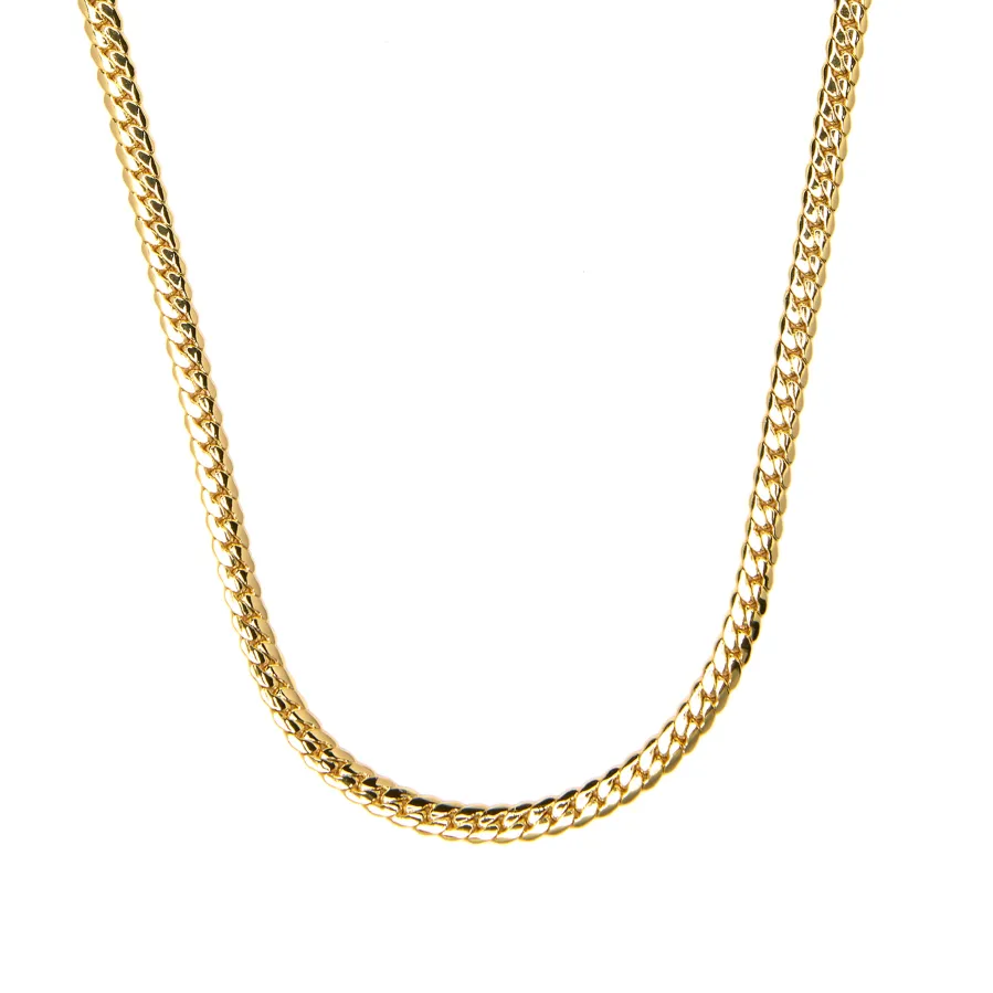 Collar de 47cm acabado en Oro Amarillo de 18k - Nanja