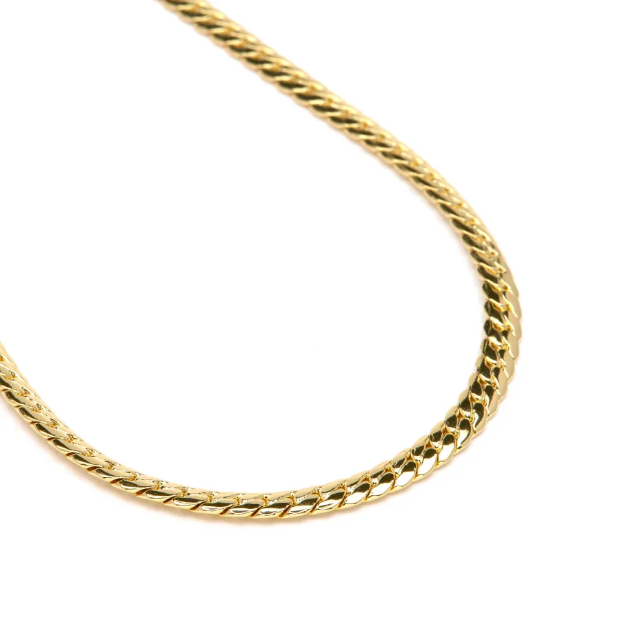 Collar de 47cm acabado en Oro Amarillo de 18k - Nanja