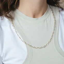 Collar de 60cm acabado en Oro Amarillo de 18k - Sasil