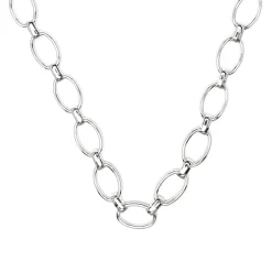 Collar de 42cm acabado en rodio - Ciati